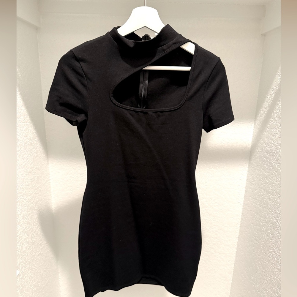 NWT URBAN OUTFITTERS Black Cutout Dress, Size Small